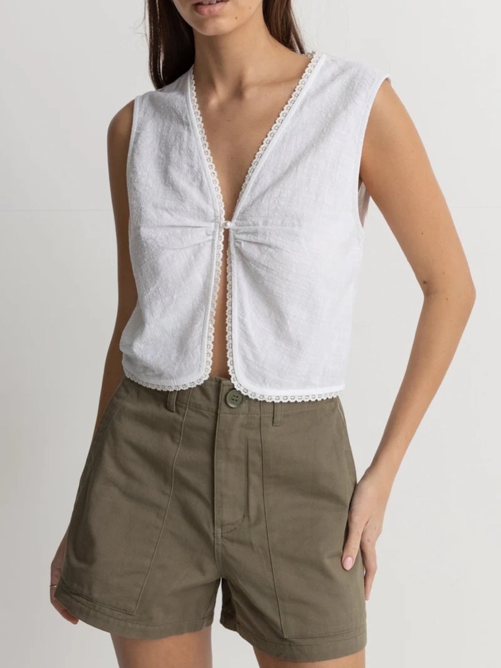 Rhythm US Vest Top with Pearl, in size M